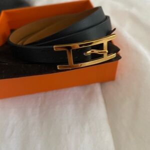 Black Hermes Bracelet